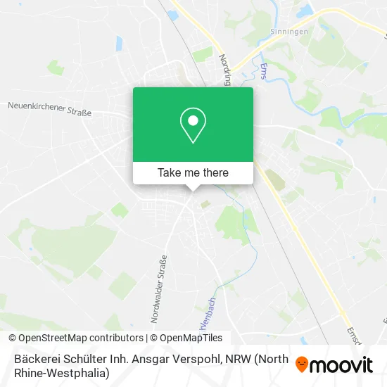Карта Bäckerei Schülter Inh. Ansgar Verspohl