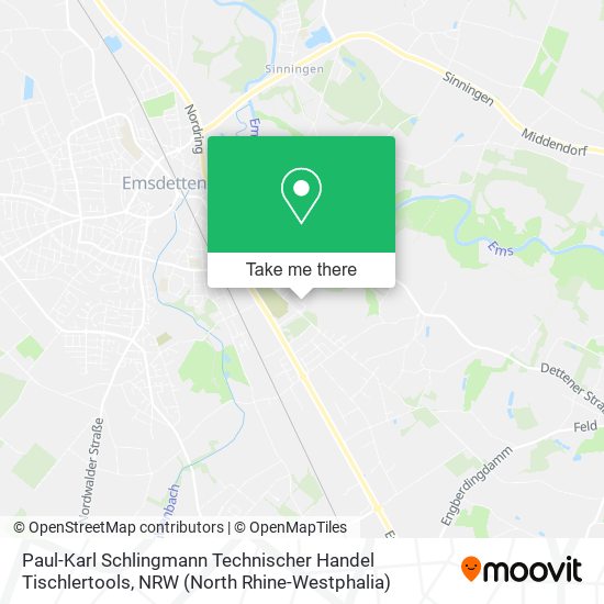 Paul-Karl Schlingmann Technischer Handel Tischlertools map