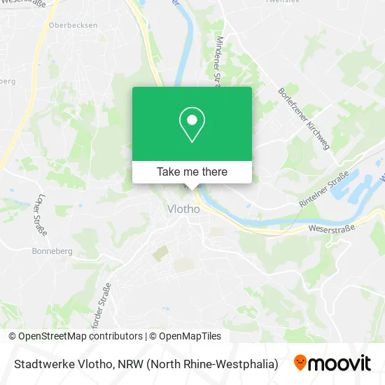 Карта Stadtwerke Vlotho