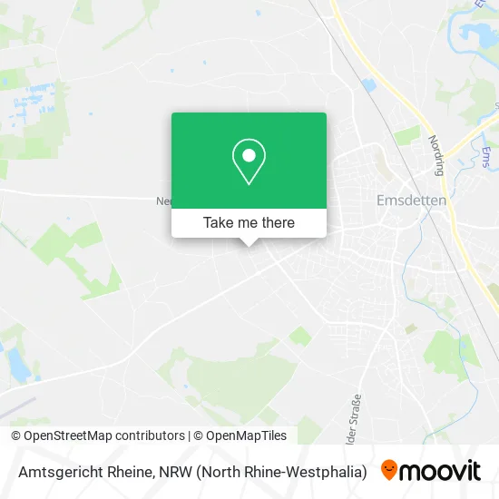 Карта Amtsgericht Rheine