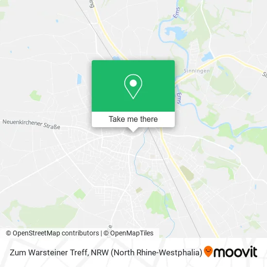 Карта Zum Warsteiner Treff