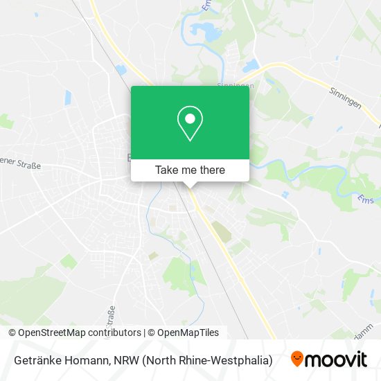 Карта Getränke Homann