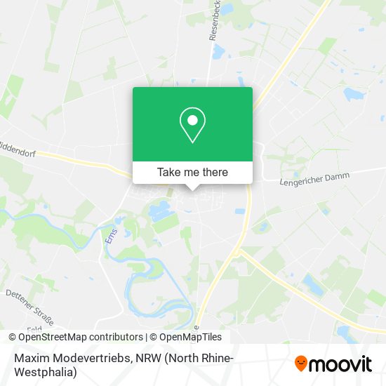 Maxim Modevertriebs map