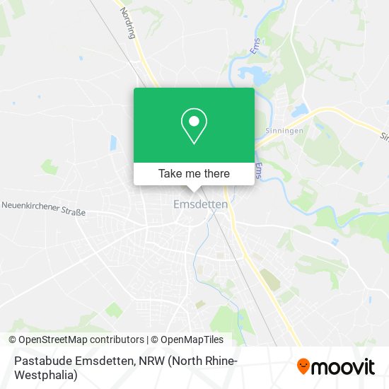 Pastabude Emsdetten map
