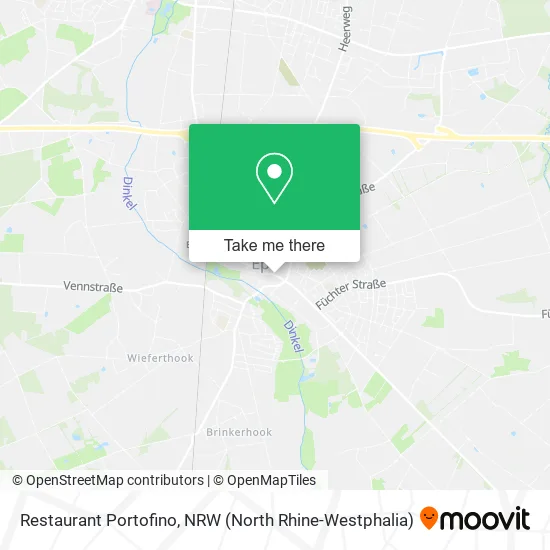 Restaurant Portofino map