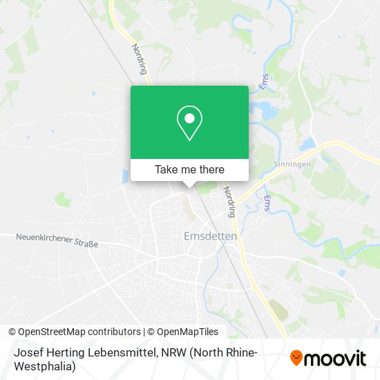 Josef Herting Lebensmittel map