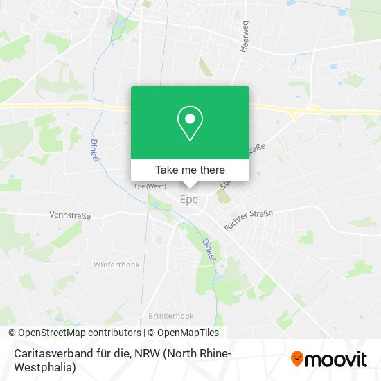 Caritasverband für die map
