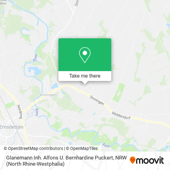 Карта Glanemann Inh. Alfons U. Bernhardine Puckert