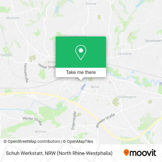 Карта Schuh Werkstatt