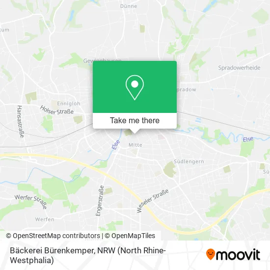 Карта Bäckerei Bürenkemper