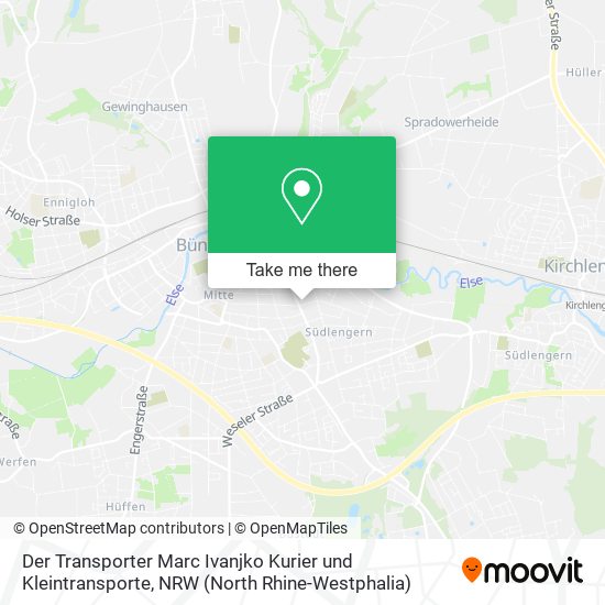 Der Transporter Marc Ivanjko Kurier und Kleintransporte map