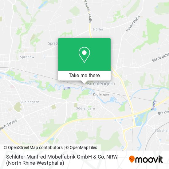 Schlüter Manfred Möbelfabrik GmbH & Co map