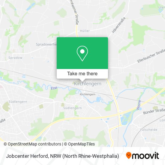 Jobcenter Herford map