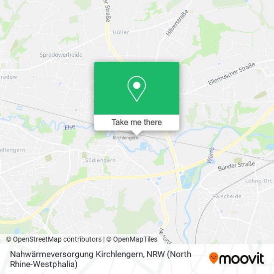 Nahwärmeversorgung Kirchlengern map