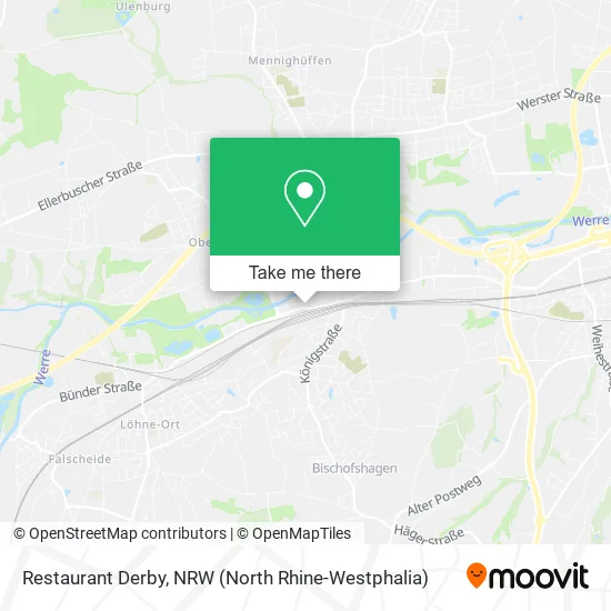 Restaurant Derby map