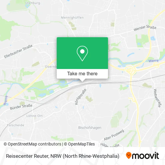 Карта Reisecenter Reuter