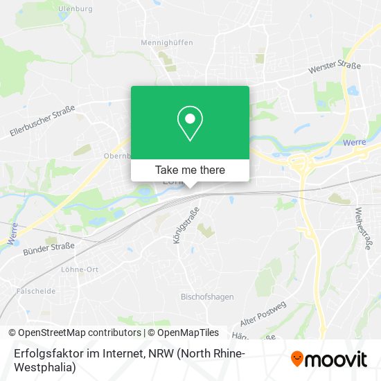 Erfolgsfaktor im Internet map