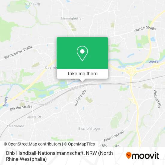 Dhb Handball-Nationalmannschaft map