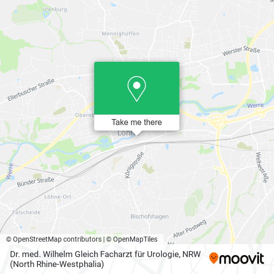 Dr. med. Wilhelm Gleich Facharzt für Urologie map