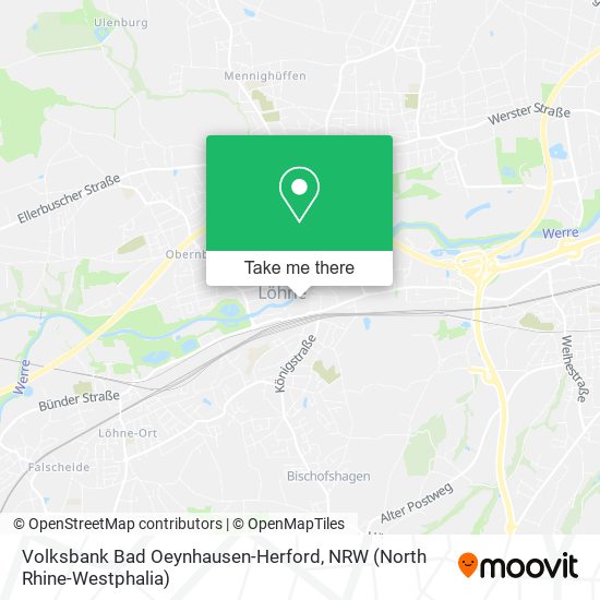 Volksbank Bad Oeynhausen-Herford map