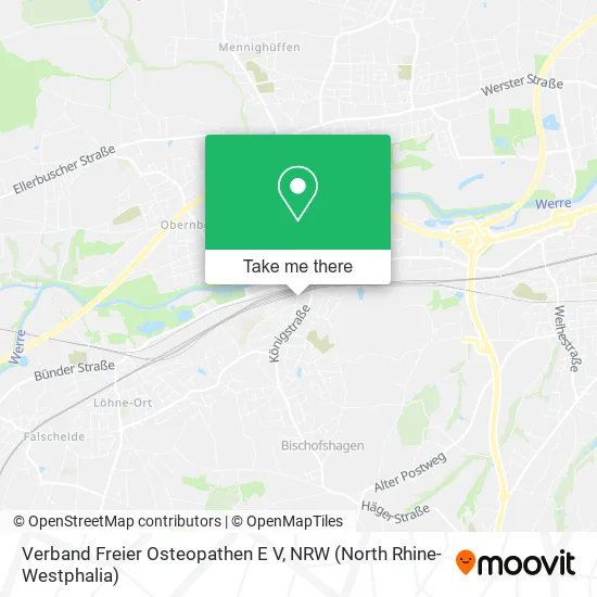 Карта Verband Freier Osteopathen E V