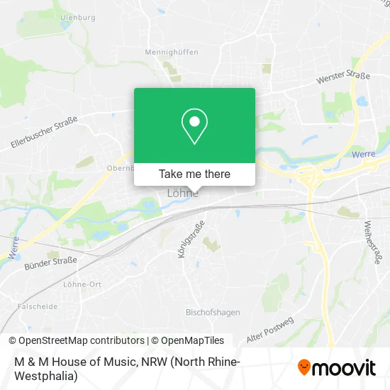 M & M House of Music map