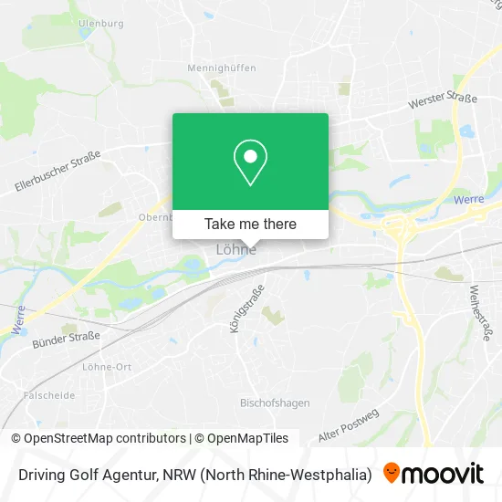 Карта Driving Golf Agentur