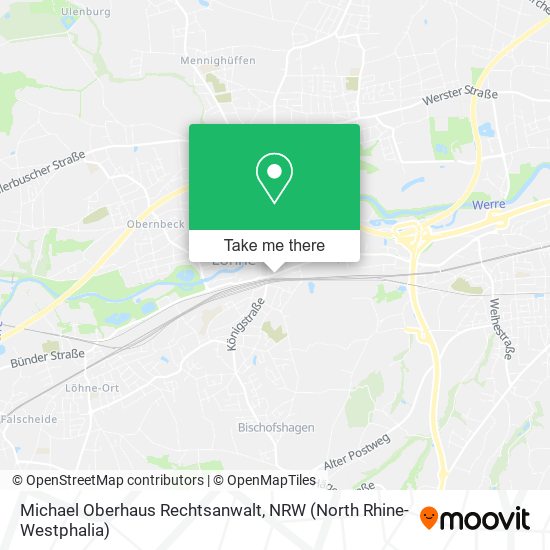 Michael Oberhaus Rechtsanwalt map