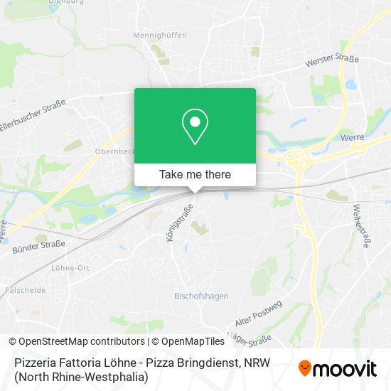 Pizzeria Fattoria Löhne - Pizza Bringdienst map