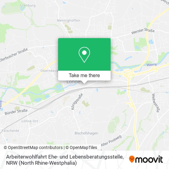 Arbeiterwohlfahrt Ehe- und Lebensberatungsstelle map