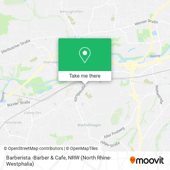 Barberista -Barber & Cafe map