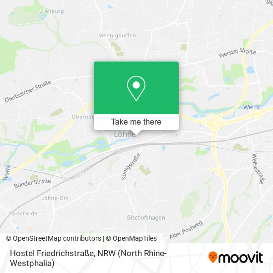 Hostel Friedrichstraße map