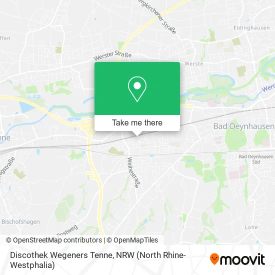 Карта Discothek Wegeners Tenne