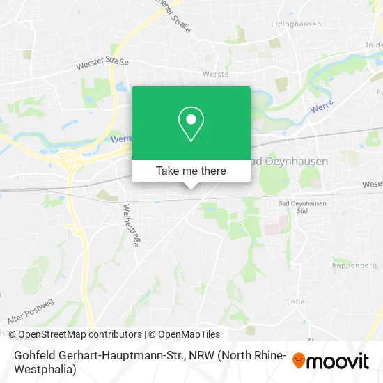 Карта Gohfeld Gerhart-Hauptmann-Str.