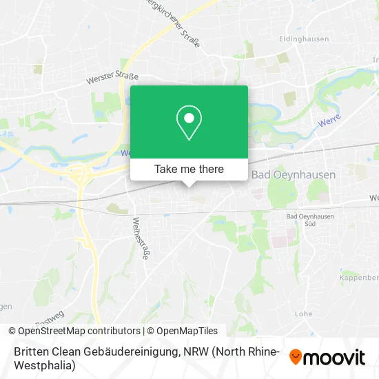 Карта Britten Clean Gebäudereinigung