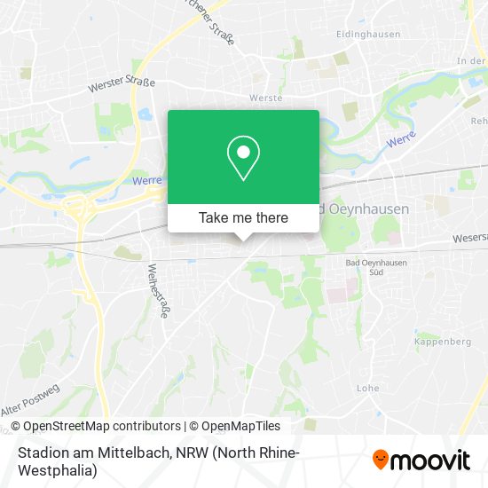 Stadion am Mittelbach map