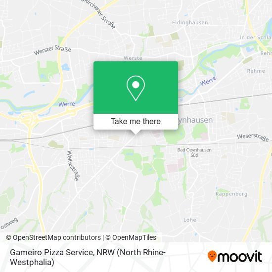 Gameiro Pizza Service map