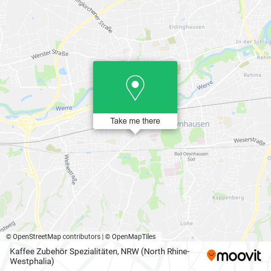 Kaffee Zubehör Spezialitäten map