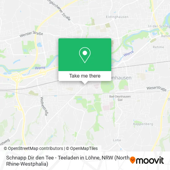 Карта Schnapp Dir den Tee - Teeladen in Löhne