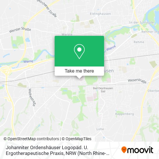 Johanniter Ordenshäuser Logopäd. U. Ergotherapeutische Praxis map