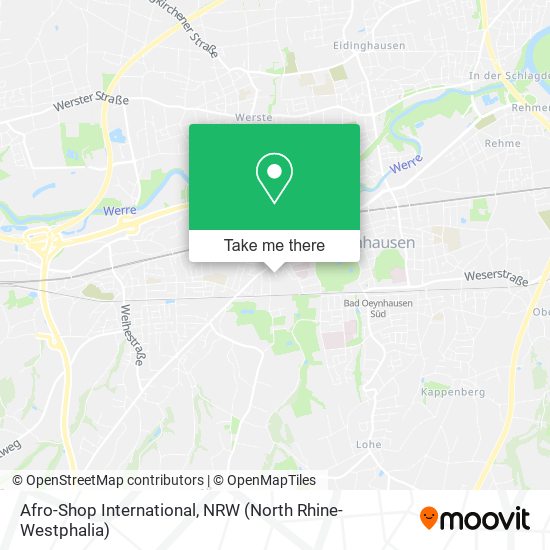 Afro-Shop International map
