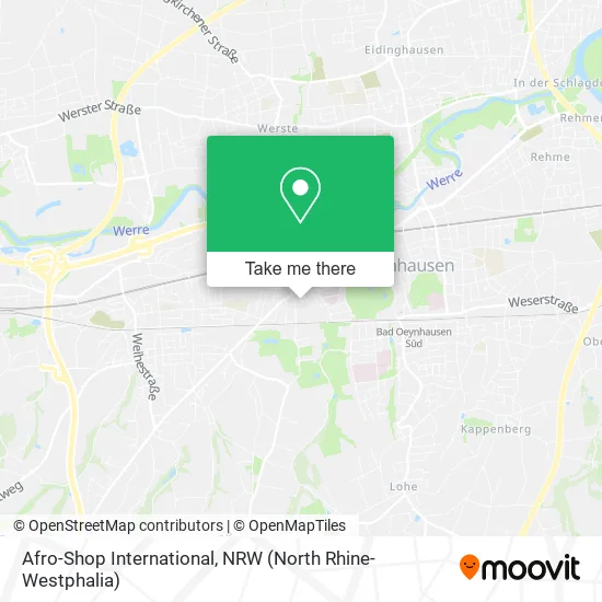 Карта Afro-Shop International