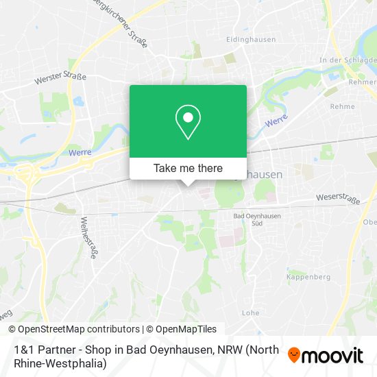 1&1 Partner - Shop in Bad Oeynhausen map