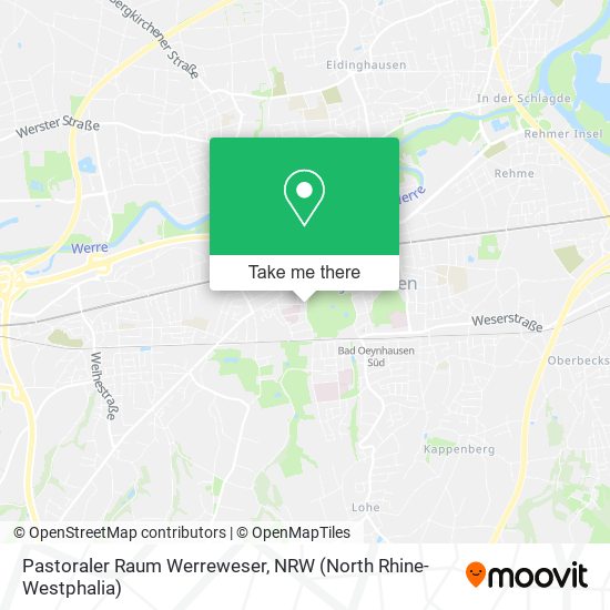 Pastoraler Raum Werreweser map