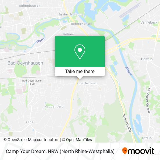 Camp Your Dream map