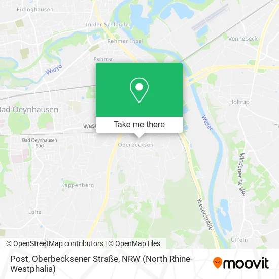 Карта Post, Oberbecksener Straße