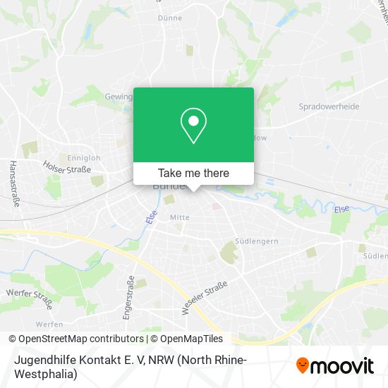 Jugendhilfe Kontakt E. V map