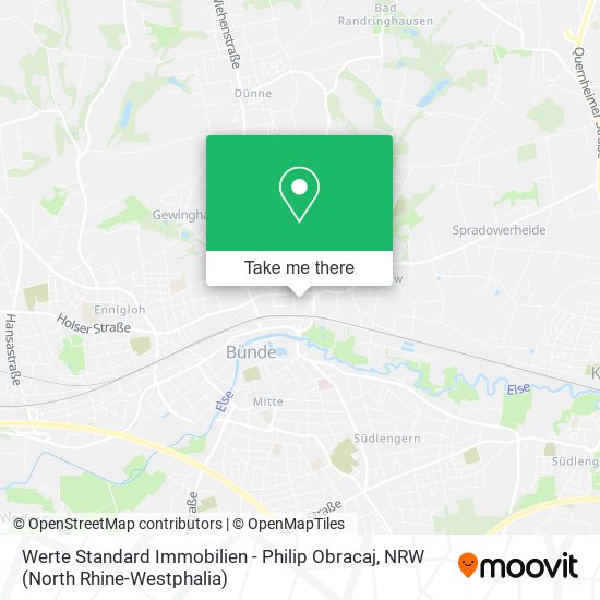 Werte Standard Immobilien - Philip Obracaj map