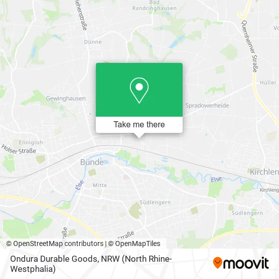 Ondura Durable Goods map