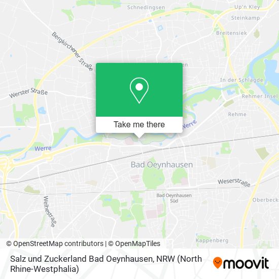 Salz und Zuckerland Bad Oeynhausen map